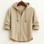 Hoodie Linnen™ Camisa de Lujo con Capucha – Elegancia y Estilo