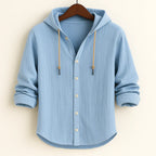 Hoodie Linnen™ Camisa de Lujo con Capucha – Elegancia y Estilo