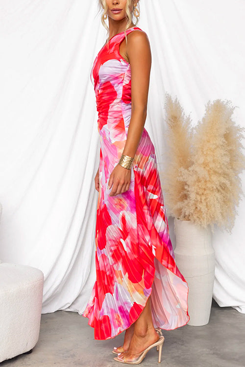 Yanira™ - Vestido plisado de un solo hombro