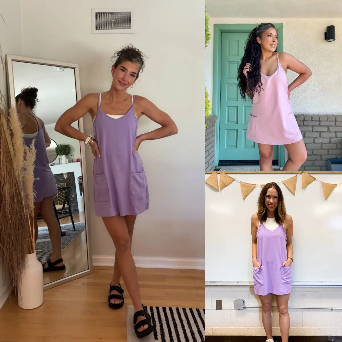 Aitana | Mono corto ligero con bolsillos y shorts incorporados