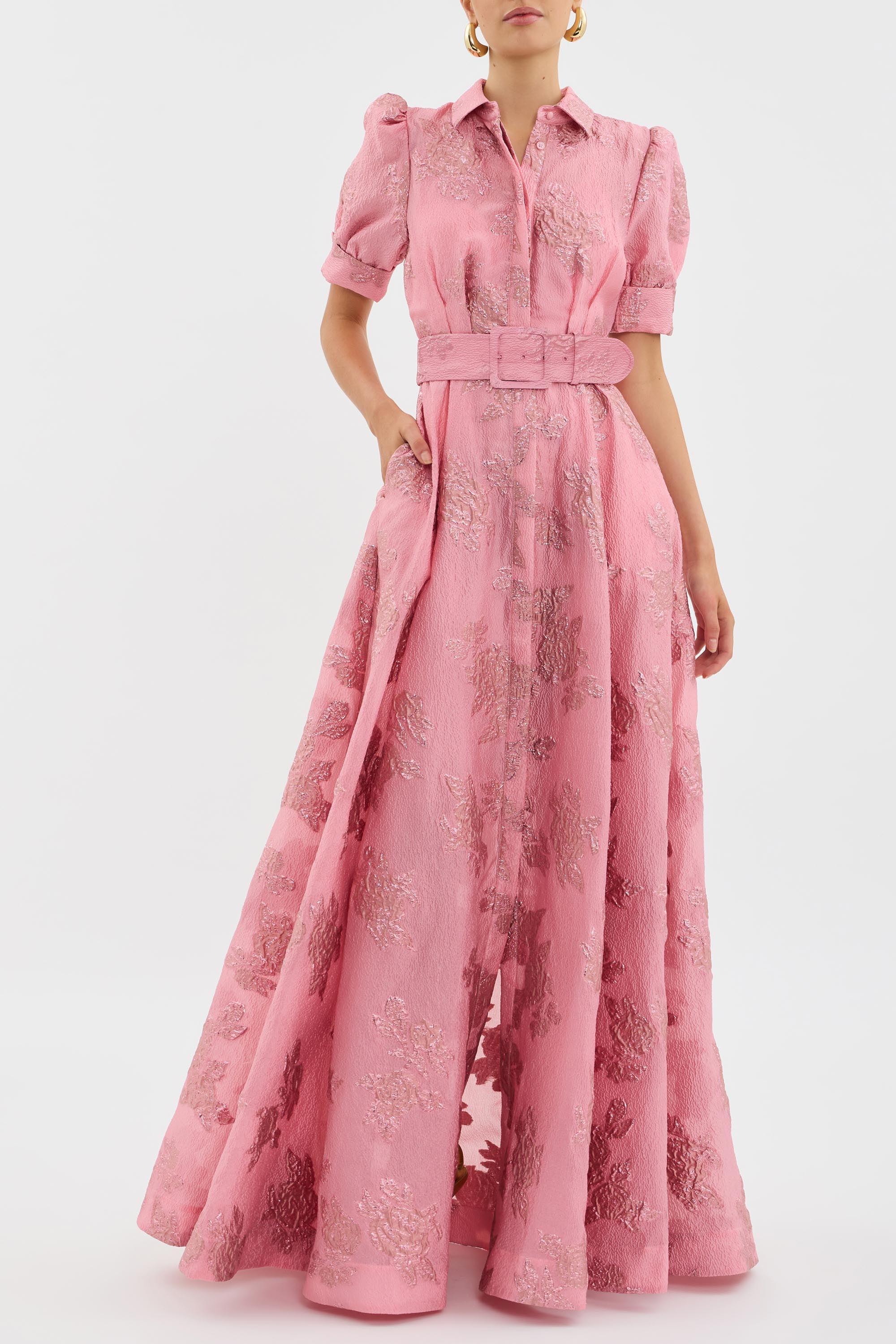 Anabella - Vestido elegante de manga abullonada