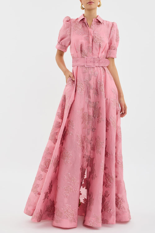 Anabella - Vestido elegante de manga abullonada