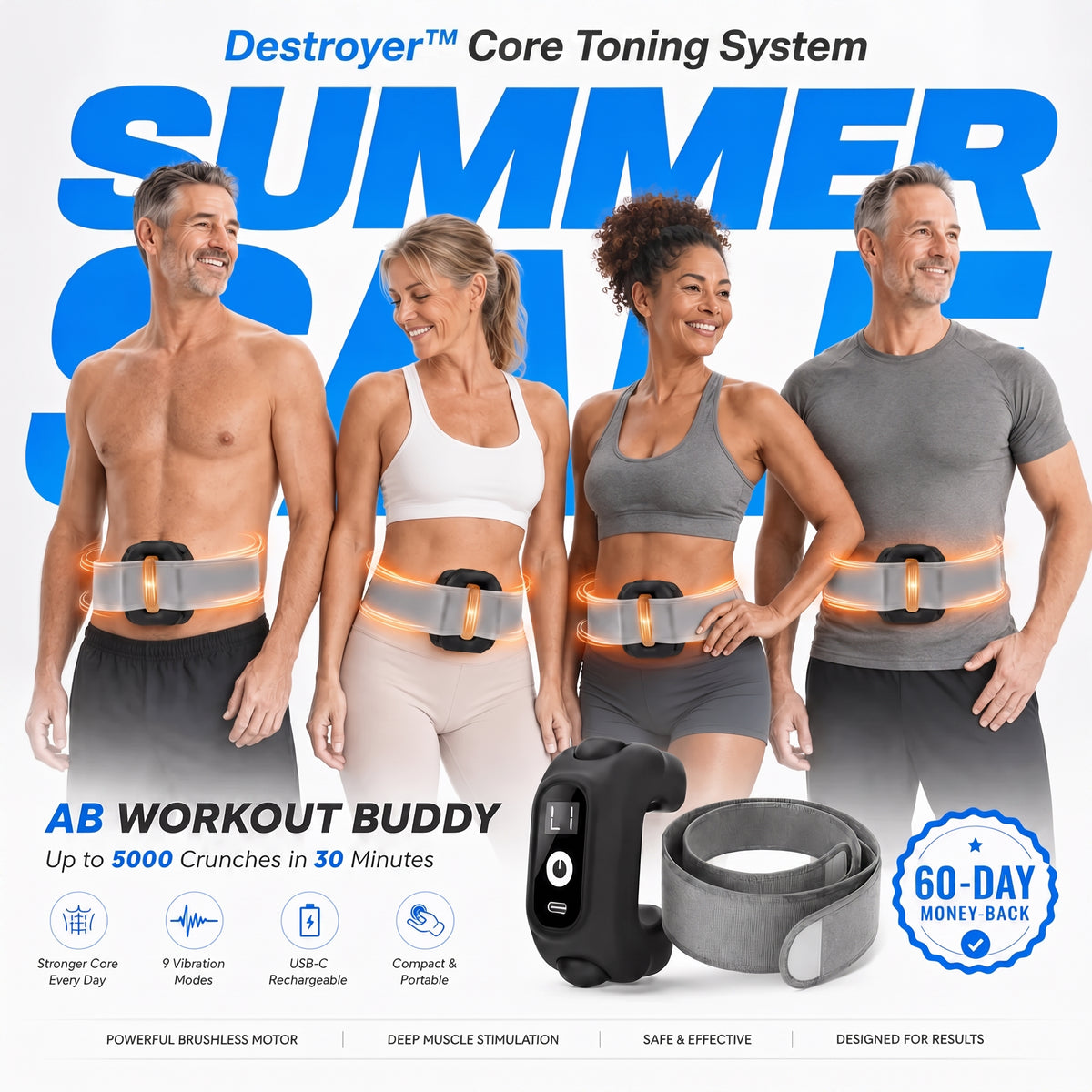 Destroyer™ Precision EMS Core Toning System