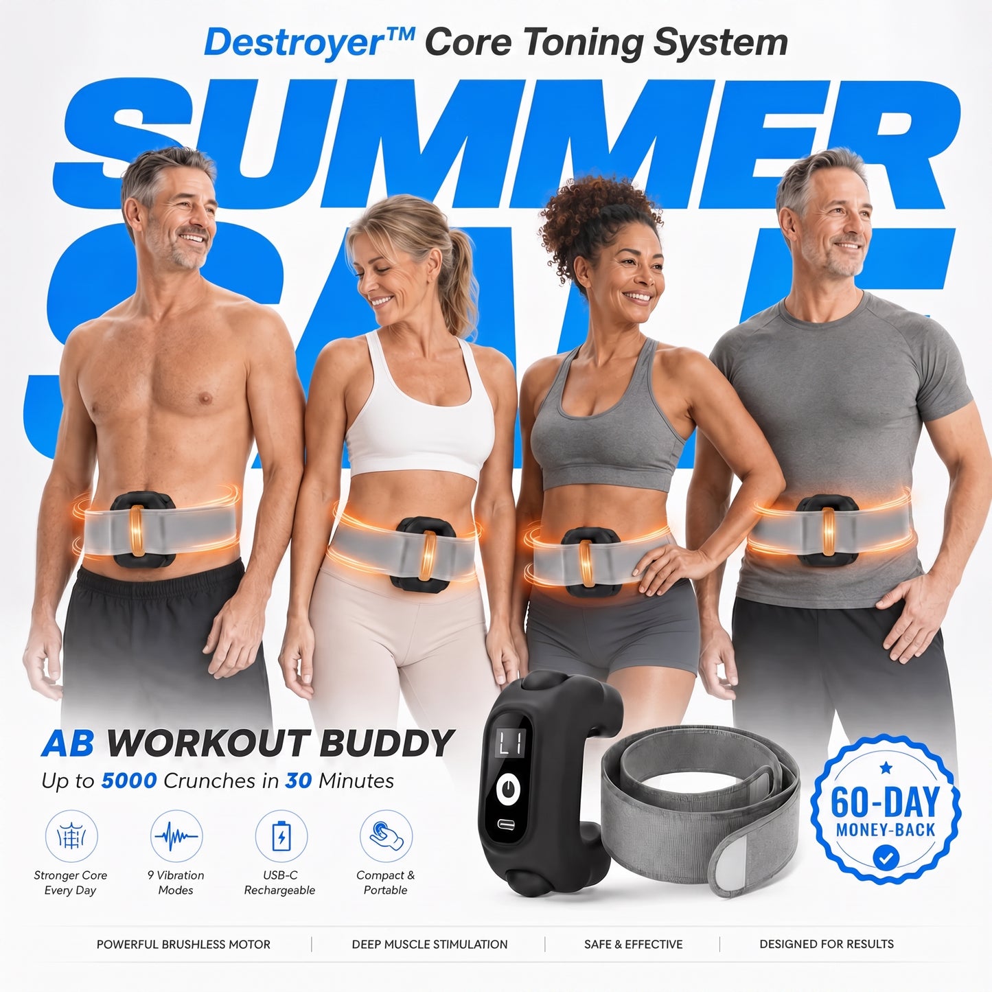 Destroyer™ Precision EMS Core Toning System