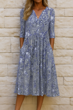 Olivia - Vestido elegante con escote en V