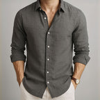 Nova Linenn™ Camisa de Lino Premium