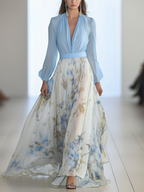 Vestido largo floral