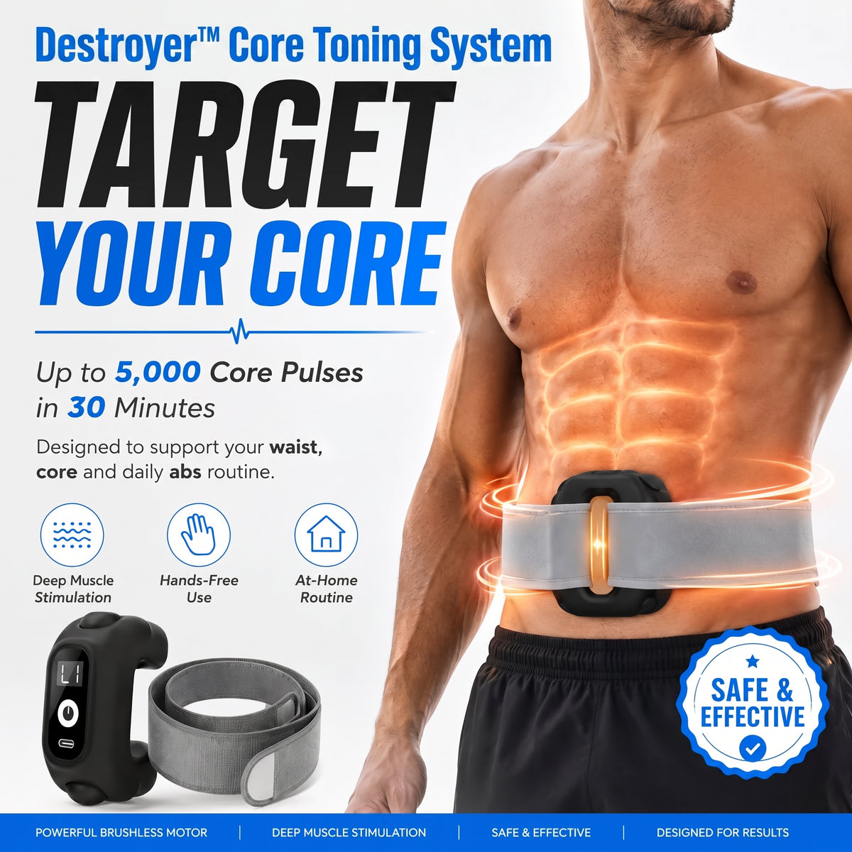 Destroyer™ Precision EMS Core Toning System
