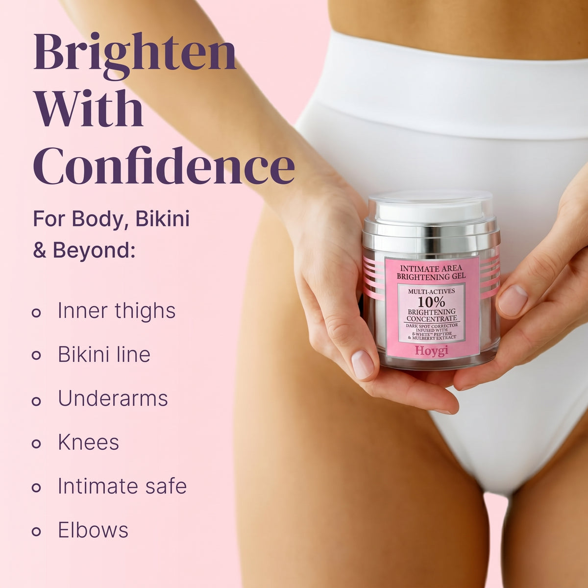 Hoygi Intimate Dark Spot Remover for Body, Face, Bikini and Sensitive Areas