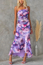 Layla™ Vestido plisado de un solo hombro
