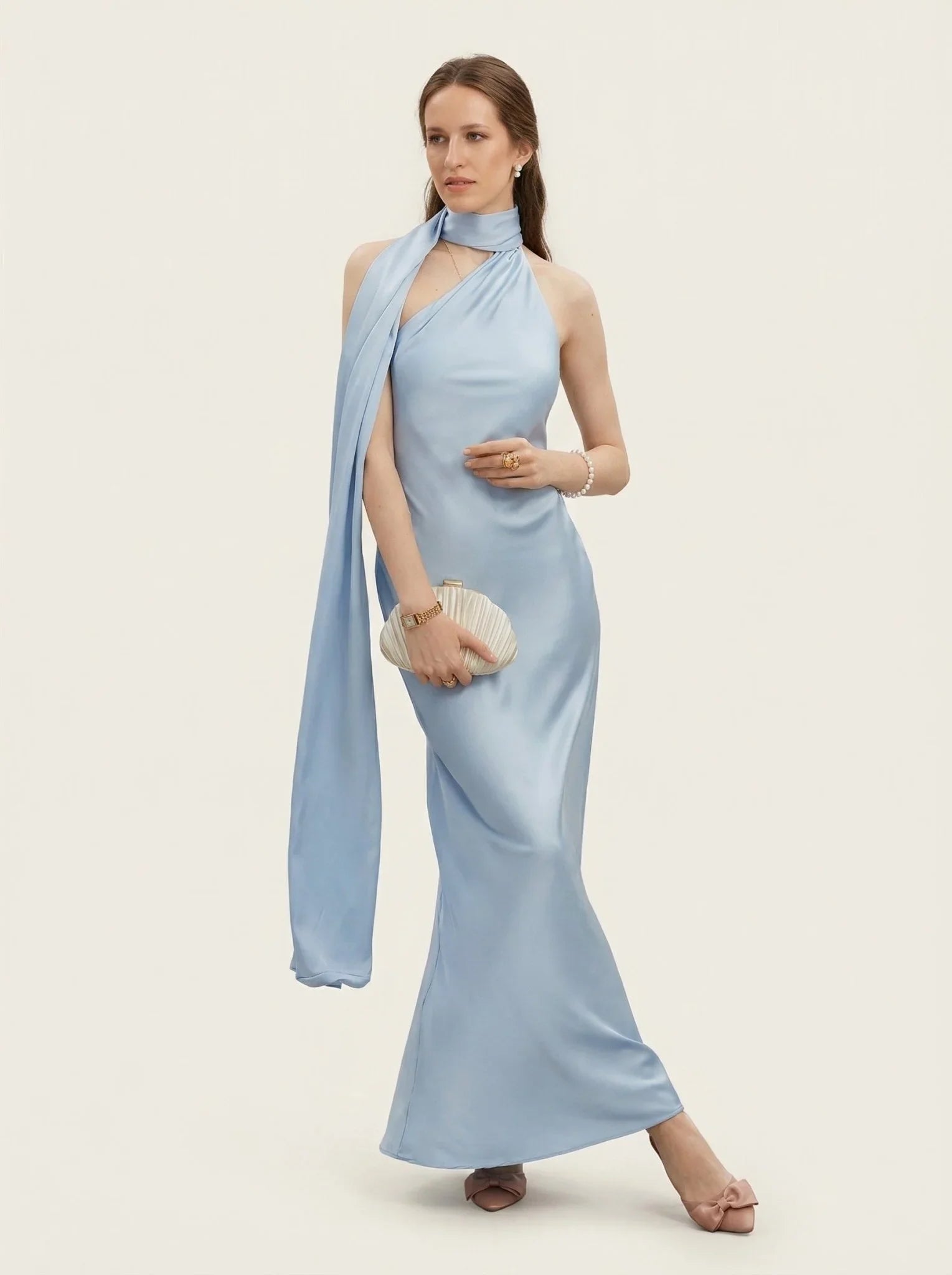 Vestido de Satén Mistral