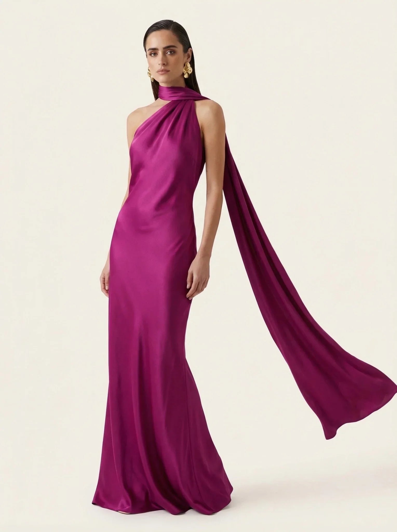 Vestido de Satén Mistral