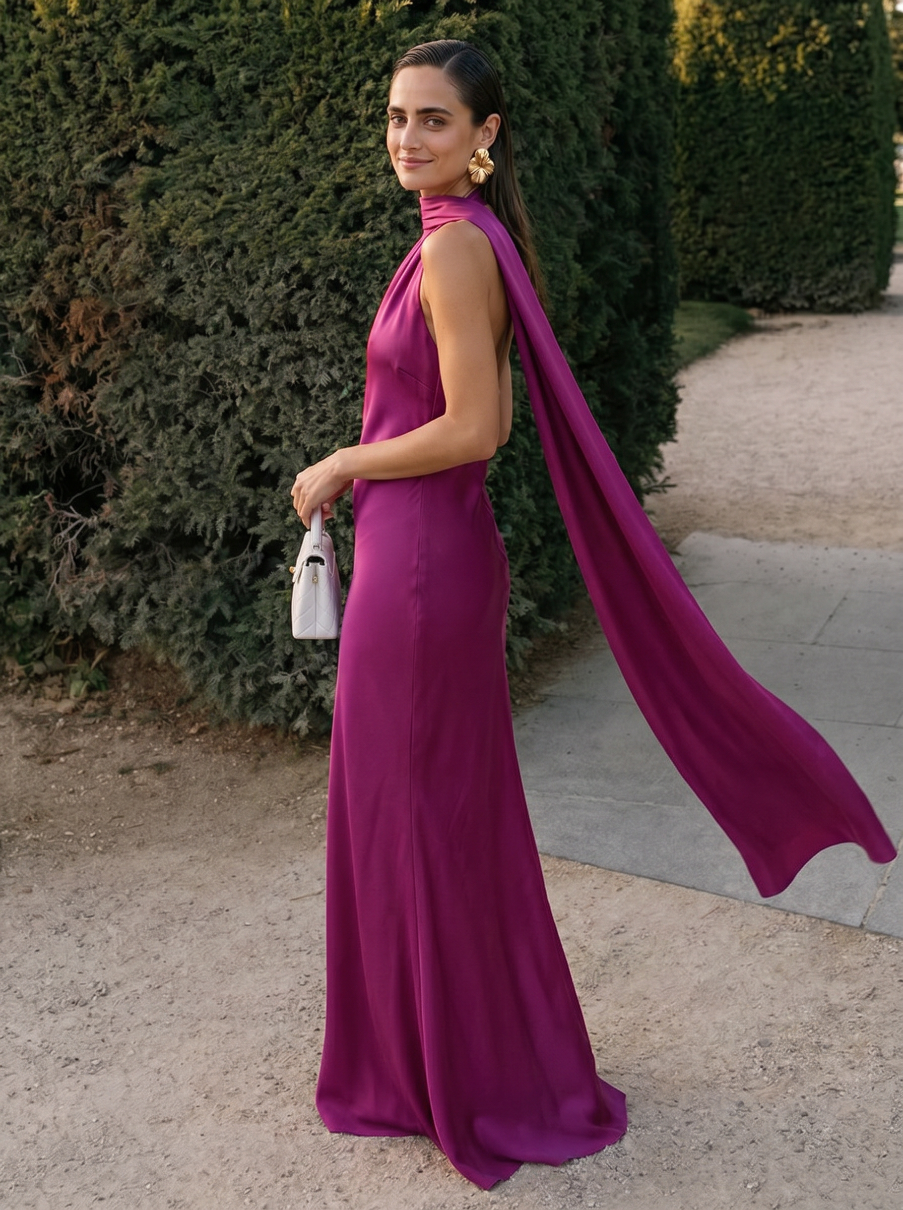 Vestido de Satén Mistral