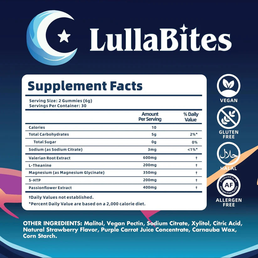 LullaBites Nightly Sleep Gummies